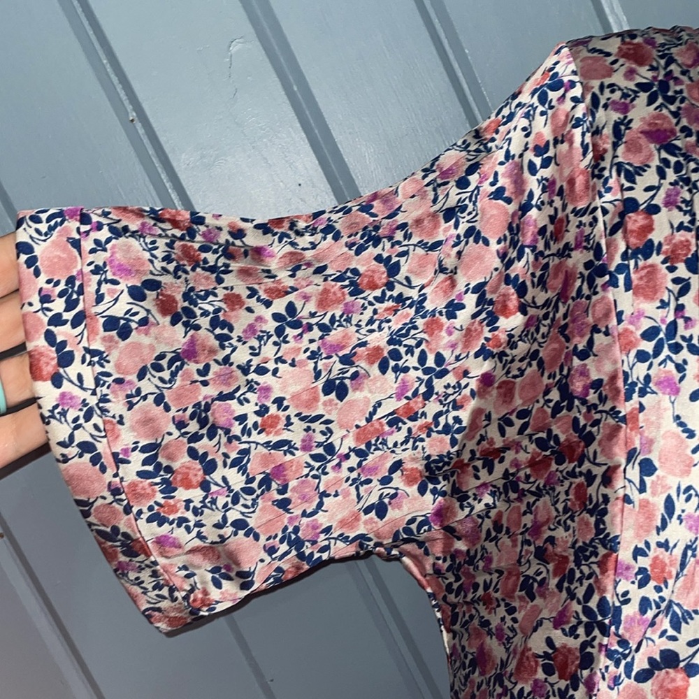 Lulu's Blush Pink Floral Print Mini Dress - Picture 6 of 11